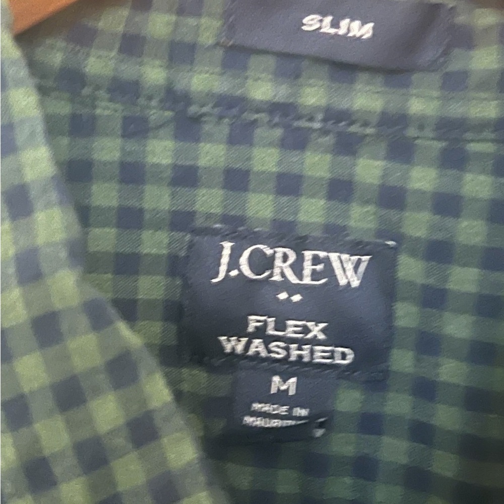 J. Crew Men’s Plaid Button Down - Picture 2 of 4